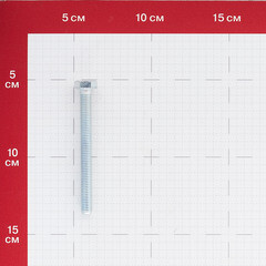 Болт оцинкованный M8x80 мм DIN 933 10,9 (2 шт.) - фото 2