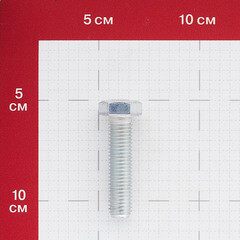 Болт оцинкованный M12x50 мм DIN 933 10,9 (4 шт.) - фото 2