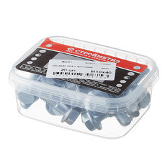 Болт оцинкованный M10x40 мм DIN 6921 10,9 с фланцем (20 шт.) - фото 3