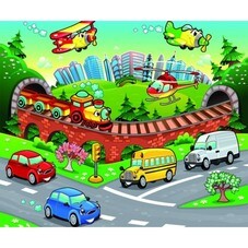 Фотообои Flizetto Kids Страна принцесс (3х2,5 м)
