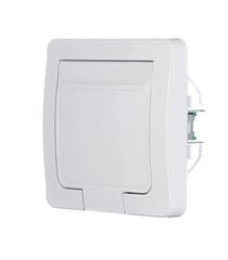 Розетка Hegel Master встраиваемая белая с крышкой (РС16-511) - фото 7