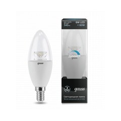 Лампа светодиодная Gauss 6 Вт E14 4100K диммируемая (103201206-D)