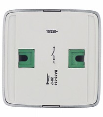 Выключатель Hegel Alfa одноклавишный накладной черный с подсветкой (ВА10-114-08) - фото 3