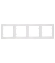 Изображение товара Рамка Hegel Master четырехместная белая (Р404)
