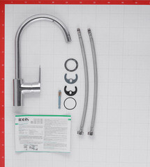 Смеситель для кухни Iddis Cuba хром с высоким изливом однорычажный (CUBSBJ0i05) - фото 4