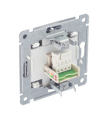 Розетка телефонная Hegel Master встраиваемая черная RJ11 (РСТ-400-08) - фото 5