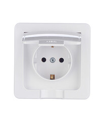 Розетка Hegel Master встраиваемая белая с крышкой (РС16-511) - фото 6