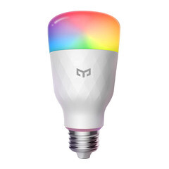 Лампа умная Yeelight Smart Home светодиодная диммируемая E27 8,5 Вт RGB 1700-6500 К IP50 груша
