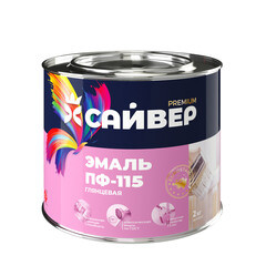Эмаль ПФ-115 Сайвер белая глянцевая 0,4 кг