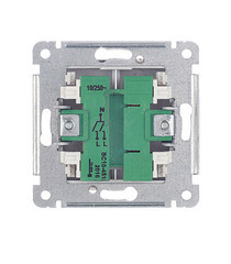 Выключатель Hegel Master двухклавишный встраиваемый черный (ВС10-451-08) - фото 4