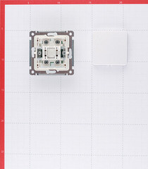 Переключатель Hegel Master одноклавишный встраиваемый белый (ВС10-471) - фото 3