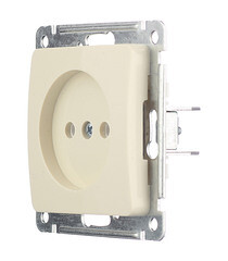 Розетка Hegel Master встраиваемая слоновая кость (РС16-401-01) - фото 4