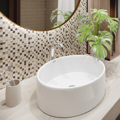 Раковина Lavelly Laguna 51 см накладная белая (686703) - фото 5