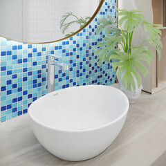 Раковина Lavelly Harmony 41 см накладная белая (686704) - фото 5