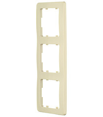 Рамка Hegel Master трехместная слоновая кость (Р403-01) - фото 2