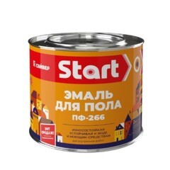 Эмаль для пола Start ПФ-266 желто-коричневая 1,8 кг