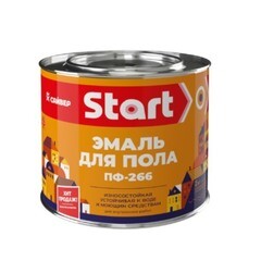 Эмаль для пола Start ПФ-266 золотисто-коричневая 2,7 кг