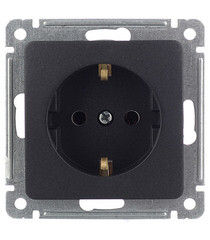 Изображение товара Розетка Hegel Master встраиваемая черная (РС16-411-08)