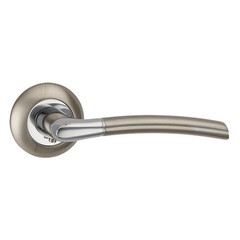 Ручка дверная Punto Ardea круглая розетка матовый никель/хром