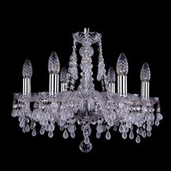 Светильник подвесной Bohemia Ivele Crystal 40 Вт 48х40 см белый виноград (1410/6/160)