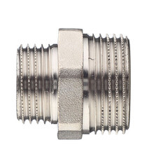 Ниппель переходной Stout 3/4 НР(ш) х 1/2 НР(ш) латунный (SFT-0004-003412) - фото 3