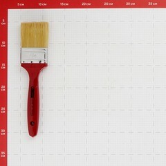 Кисть плоская искусственная щетина деревянная ручка Storch ClassicTop 60х19 мм для эмалей и лаков на любой основе - фото 2