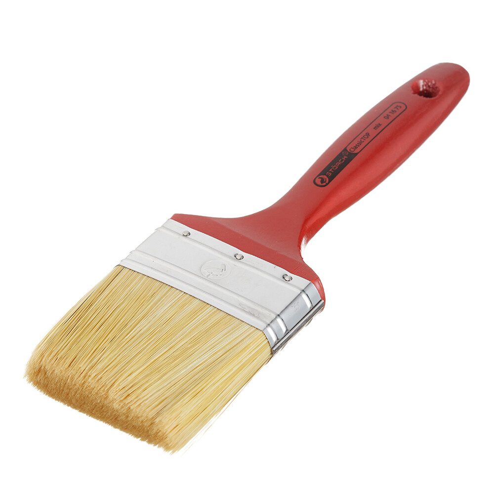 Изображение товара Кисть плоская искусственная щетина деревянная ручка Storch ClassicTop 80х19 мм для эмалей и лаков на любой основе Изображение товара Кисть плоская искусственная щетина деревянная ручка Storch ClassicTop 80х19 мм для эмалей и лаков на любой основе