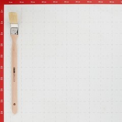 Кисть радиаторная смешанная щетина деревянная ручка Storch ClassicTop Mix 35х9 мм для эмалей и лаков на любой основе - фото 2