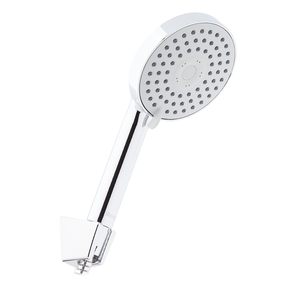 Изображение товара Душевой комплект Ravak X07S006 с лейкой Flat М и держателем Изображение товара Душевой комплект Ravak X07S006 с лейкой Flat М и держателем