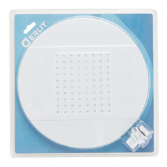 Лейка для верхнего душа Erlit d250 мм 1 режим пластик белая (9911088003) - фото 2