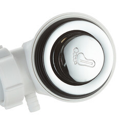 Сифон для душевого поддона Erlit 40 мм гофрированный с выпуском d46-60 мм с соединением 32/40 мм (9922035005) - фото 6