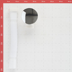 Сифон для душевого поддона Erlit 40 мм гофрированный с выпуском d46-60 мм с соединением 32/40 мм (9923088001) - фото 2