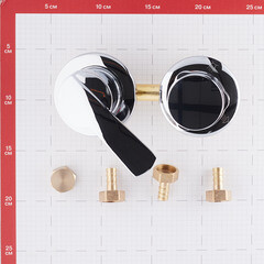 Смеситель для душевой кабины MR Mirwell 3 режима хром (2121035001) - фото 2