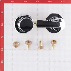 Смеситель для душевой кабины MR Mirwell 3 режима хром (2121035002) - фото 2