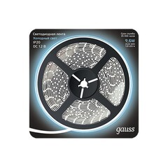 Лента светодиодная Gauss LED 9,6 Вт 12 В 5 м (2835/120-SMdDC)