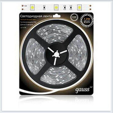 Лента светодиодная Gauss LED 9,6 Вт 12 В IP66 5 м (2835/120-SMdDC)