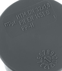 Заглушка Ostendorf HTM d32 мм пластиковая для внутренней канализации (110620) - фото 3