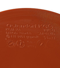 Заглушка Ostendorf KGM d160 мм пластиковая для наружной канализации (222620) - фото 3