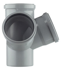 Крестовина Ostendorf HTED d110х110х110 мм 67° пластиковая двухплоскостная для внутренней канализации (115920) - фото 2