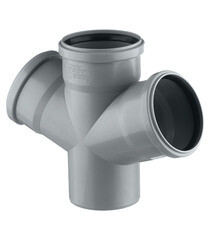 Изображение товара Крестовина Ostendorf HTDA d110х110х110 мм 67° пластиковая одноплоскостная для внутренней канализации (115900)