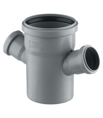 Крестовина Ostendorf HTDA d110х50х50 мм 67° пластиковая одноплоскостная для внутренней канализации (115910) - фото 1