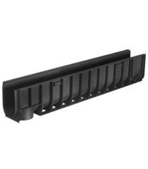 Лоток водоотводный пластиковый 1000х145х185 мм Gidrolica класс С250 (802) - фото 1