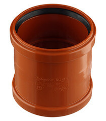 Изображение товара Муфта Ostendorf KGMM d110 мм пластиковая для наружной канализации (220510)