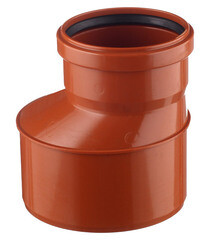 Переходник Ostendorf KGR d160х110 мм пластиковый эксцентрический для наружной канализации (222709) - фото 1