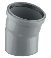 Отвод Ostendorf HTB d110 мм 45° пластиковый для внутренней канализации ...