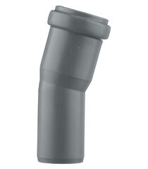 Отвод Ostendorf НТВ d32 мм 15° пластиковый для внутренней канализации (110100) - фото 3