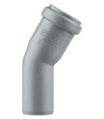 Отвод Ostendorf НТВ d32 мм 30° пластиковый для внутренней канализации (110110) - фото 3