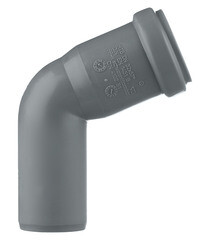 Отвод Ostendorf НТВ d32 мм 67° пластиковый для внутренней канализации (110130) - фото 3