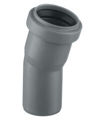 Изображение товара Отвод Ostendorf НТВ d40 мм 15° пластиковый для внутренней канализации (111100)