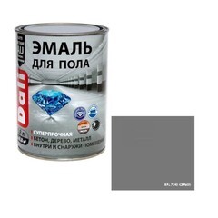 Эмаль для пола Dali универсальная серая 0,8 л